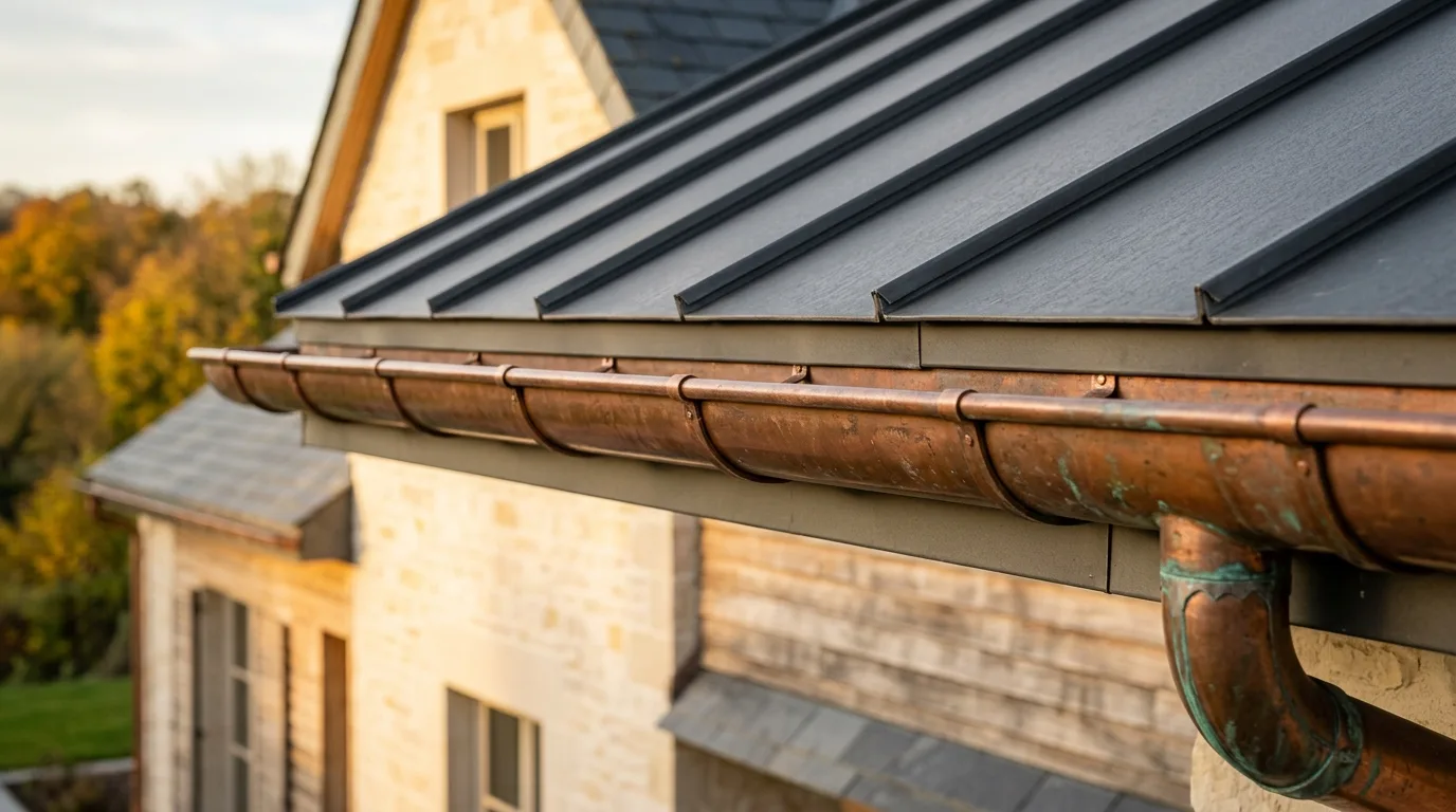 Réfection zinc à joint debout + sarking, maison de maître Belair, 115 m² — Reuter Toiture & Zinguerie