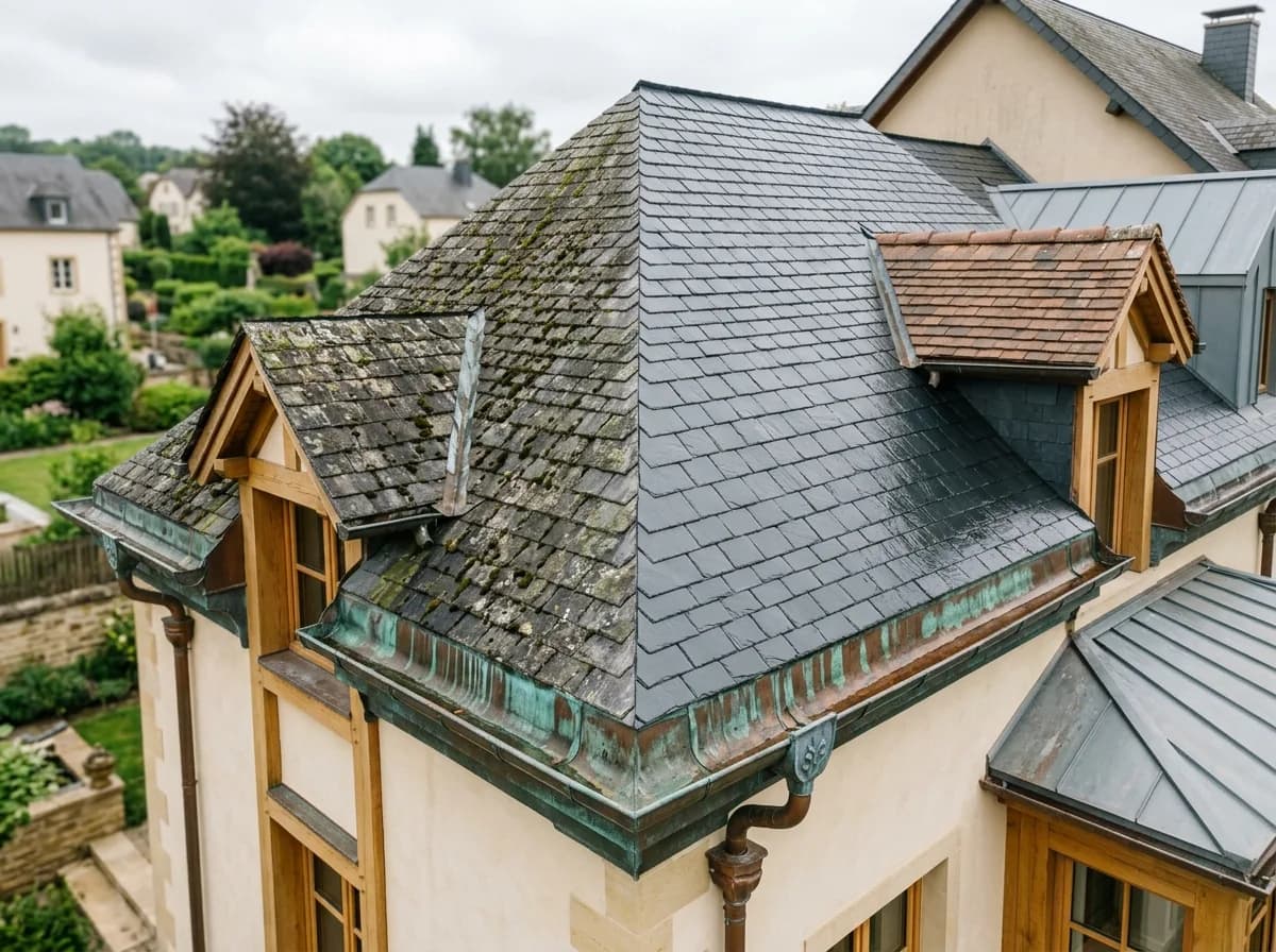 Démoussage toiture — Reuter Toiture & Zinguerie au Luxembourg